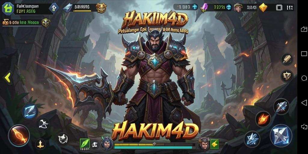 Tampilan gameplay HAKIM4D yang seru dan menarik.