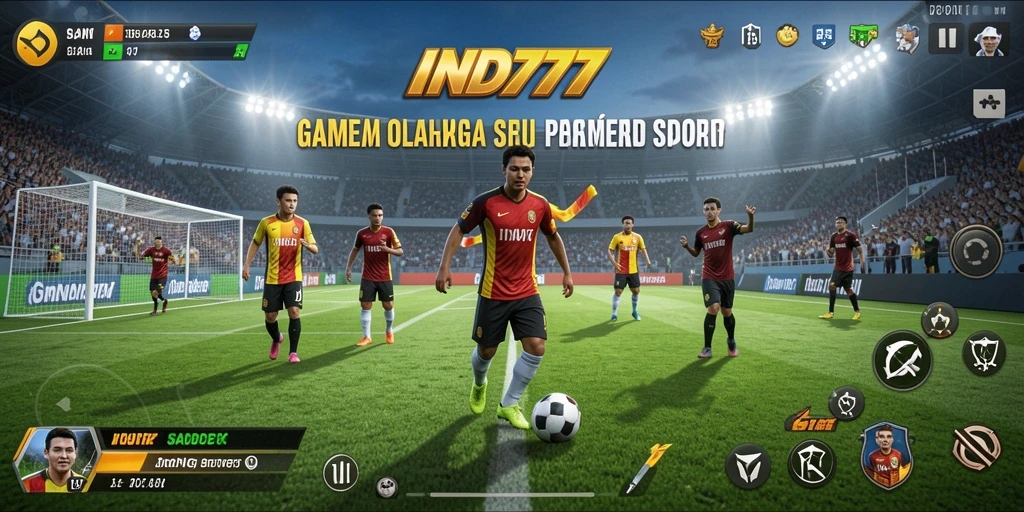 Screenshot gameplay IND777 yang menampilkan pertandingan olahraga yang seru.