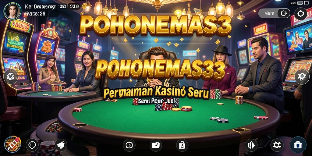 Tampilan menarik gameplay Kasino di POHONEMAS33.