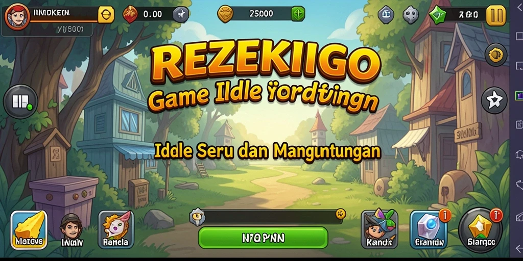 Tampilan gameplay seru di REZEKIGO dengan strategi pengumpulan rezeki.
