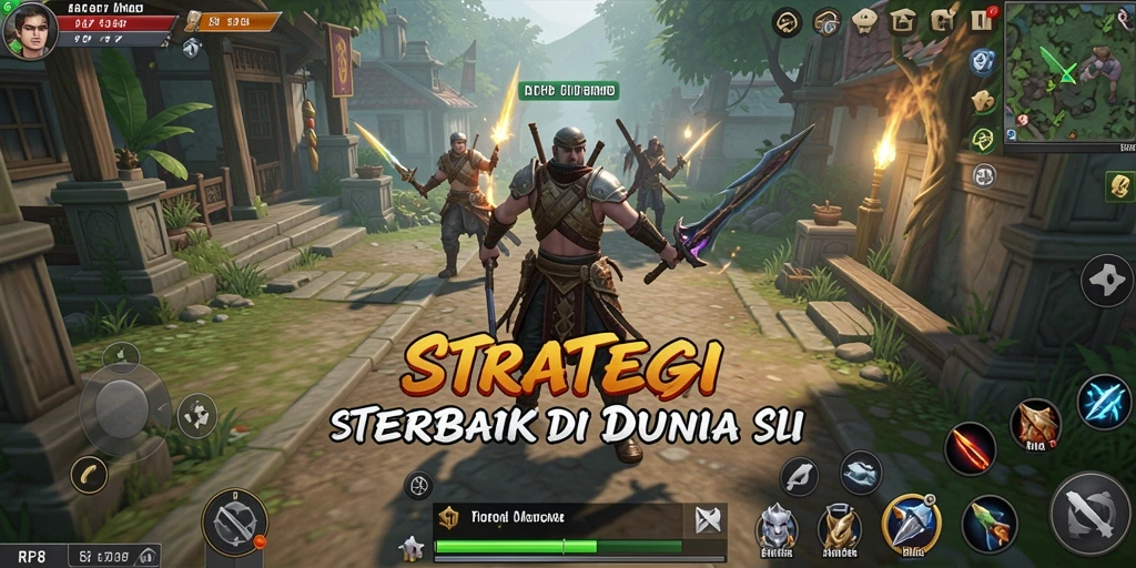 Gameplay RP8 yang menarik dan strategis.