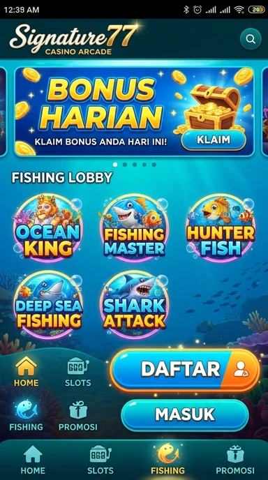 Screenshot fitur unggulan dari signature77.